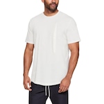 Camiseta Under Armour Pursuit Wordmark Core Tee - Masculina BRANCO