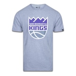 Camiseta New Era NBA Sacramento Kings - Masculina CINZA