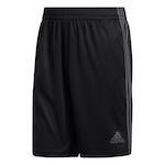 Bermuda adidas 3 Stripes - Masculina PRETO/CINZA ESC