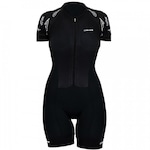 Macaquinho para Ciclismo Hupi Asas - Feminino PRETO