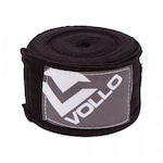 Bandagem Elástica Velcro Ajuste Desempenho Premium Vollo - 3m PRETO