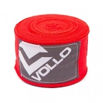 Bandagem Elástica Velcro Ajuste Desempenho Premium Vollo - 3m VERMELHO