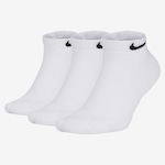 Kit de Meias Nike Everyday Cushion Cano Baixo com 3 Pares - Adulto BRANCO