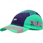 BONÉ PARA CORRIDA RUN HUPI - STRAPBACK - ADULTO ROXO/VERDE