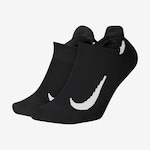 Meia Soquete Nike Multiplier - 2 Pares PRETO