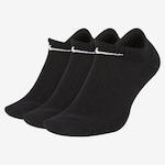 Meias Cano Curto Nike Everyday Cushion - 3 Pares PRETO