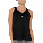 Camiseta Regata Longa Speedo Interlock - Feminina PRETO