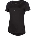 Camiseta Basic Speedo Stretch - Feminina PRETO