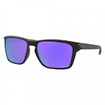 Óculos de Sol Oakley Sylas Matte Prizm Violet Polarized - Unissex PRETO