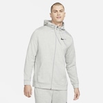 Jaqueta de Moletom com Capuz Nike Dry Fit - Masculina CINZA CLARO