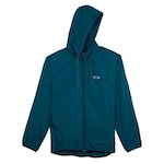 Jaqueta Corta-Vento com Capuz Oakley Windbreaker - Masculina AZUL