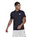 Camiseta adidas Poliéster Aeroready Designed To Move - Masculina AZUL ESCURO