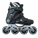 Patins Roller Hondar HD Serie X - Inline - ABEC9 - Adulto PRETO