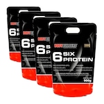 Kit 2x Six Protein Bodybuilders - Morango - 900g + 2x Six Protein - Baunilha - 900g Morango + Baunilha