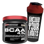 Kit BCAA Powder Mor 250g + Coqueteleira - Bodybuilders Morango