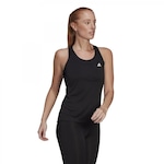 Camiseta Regata adidas Design 2 Move Poliéster - Feminina PRETO/BRANCO