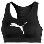 Top Puma 4Keeps Bra - Feminino PRETO/BRANCO