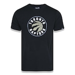 Camiseta New Era Manga Curta NBA Toronto Raptors - Masculina PRETO