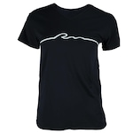 Camiseta Rola Moça Ultracool Touch Bio - Feminina PRETO/BRANCO