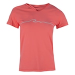 Camiseta Rola Moça Ultracool Touch Bio - Feminina Salmao