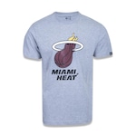 Camiseta New Era NBA Miami Heat CINZA