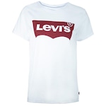 Camiseta Levi´s - Feminina BRANCO/VERMELHO