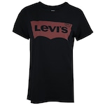 Camiseta Levi´s - Feminina PRETO/VERMELHO