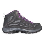 Bota Columbia Crestwood Mid Waterproof - Feminina CINZA/ROXO