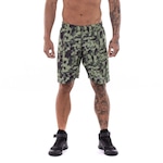 Bermuda Shorts Everlast Workout Camuflado - Masculino VERDE/PRETO