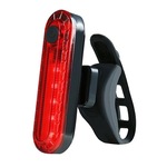 Sinalizador de Bike TSW Traseiro 10 lumens PRETO/VERMELHO