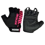 Luvas de Ciclismo Kode Stripes - Adulto PRETO/ROSA