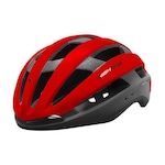 Capacete para Bike High One Wind Aero - Adulto PRETO/VERMELHO