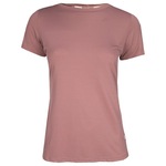 Camiseta Alto Giro Skin Fit Rolete - Feminina VINHO