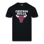 Camiseta New Era NBA Chicago Bulls - Masculina PRETO