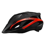 Capacete para Bike High One Win com led - Adulto PRETO/VERMELHO