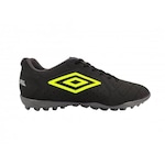 Chuteira Society Umbro Neo Striker TF - Adulto PRETO/VERDE