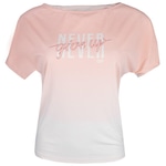 Camiseta Alto Giro Skin Fit - Feminina ROSA