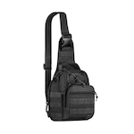 Bolsa de Ombro Br Force Patrulha Tática Militar - 7 Litros PRETO