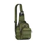 Bolsa de Ombro Br Force Patrulha Tática Militar - 7 Litros VERDE ESCURO