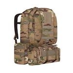 Mochila Br Force Campanha Tática Militar - 55 Litros MARROM CLA/VERDE