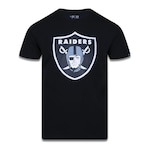 Camiseta New Era NFL Las Vegas Raiders - Masculina PRETO