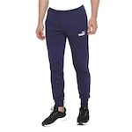 Calça de Moletom Puma Ess Logo - Masculina AZUL ESCURO