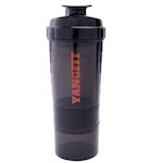 Coqueteleira Yangfit para Academia Shaker com Divisórias - 550ml PRETO