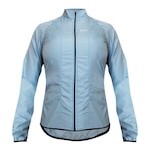 Jaqueta Corta Vento para Ciclismo SportXtreme Comfort - Feminina AZUL/PRETO