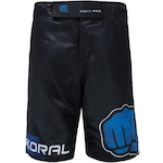 Bermuda Koral Fight Pro - Masculina PRETO/AZUL