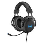 Fone Headset Gamer Warrior Volker USB 7.1 3D Surround Sound LED PH258 PRETO