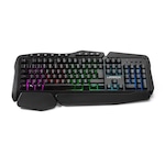 Teclado Gamer Warrior Clancy RGB Macro TC241 PRETO