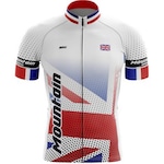 Camisa de Ciclismo Brk Inglaterra FPU 50+ - Masculina BRANCO