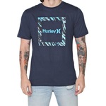 Camiseta Hurley Silk Frame - Masculina AZUL ESCURO