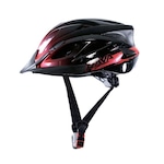 Capacete de Ciclismo Rava Space 3 MTB PRETO/VERMELHO